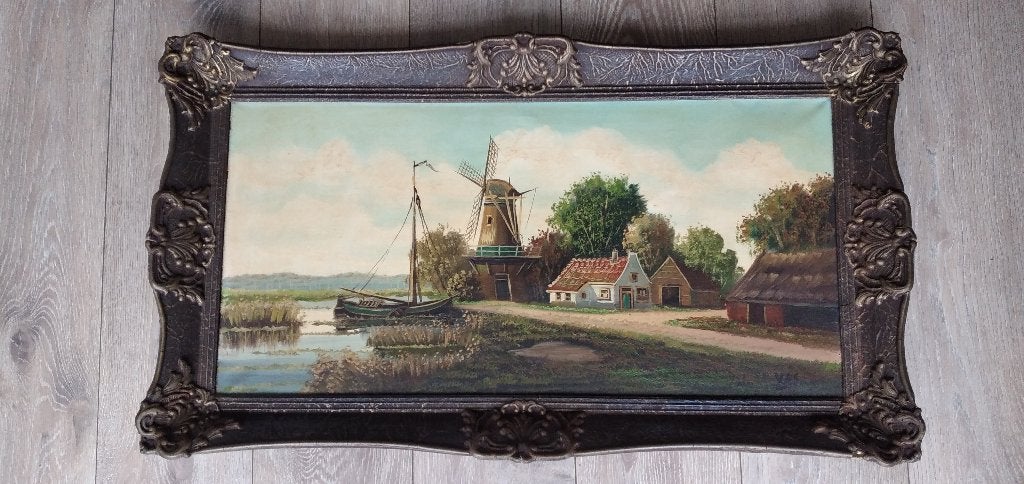 Klassiek schilderij, Ophalen, Gebruikt, Minder dan 50 cm, Foto of Poster