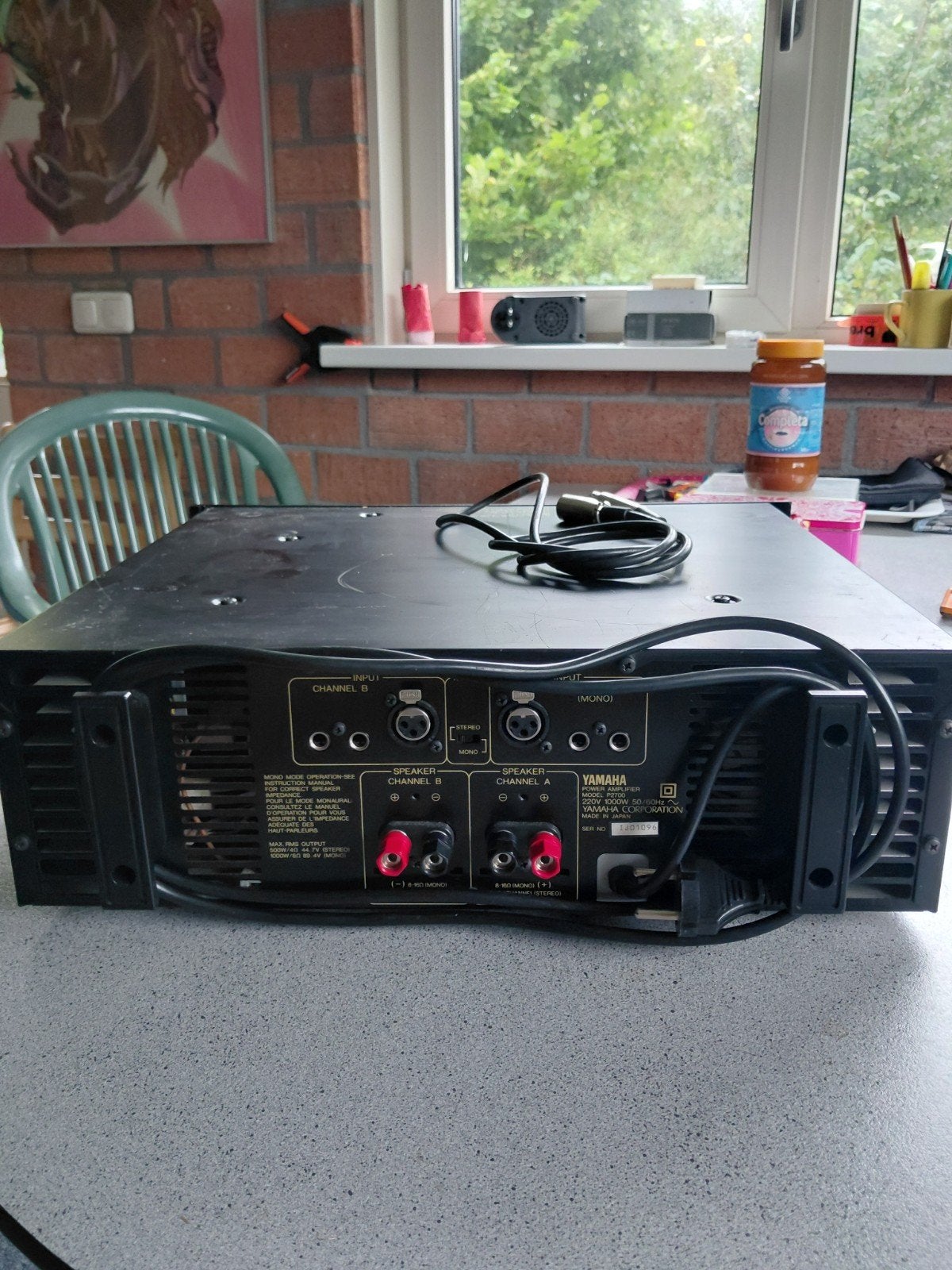 Yamaha P2100 Professionele Stereo Eindversterker, Ophalen, Gebruikt, Yamaha, 120 watt of meer