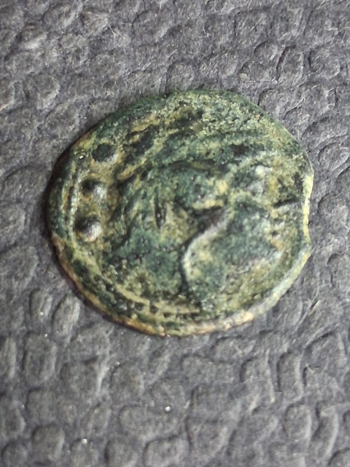 Romeinse Quadrans Munt - Authentiek Antiek Stuk, Ophalen of Verzenden, Losse munt