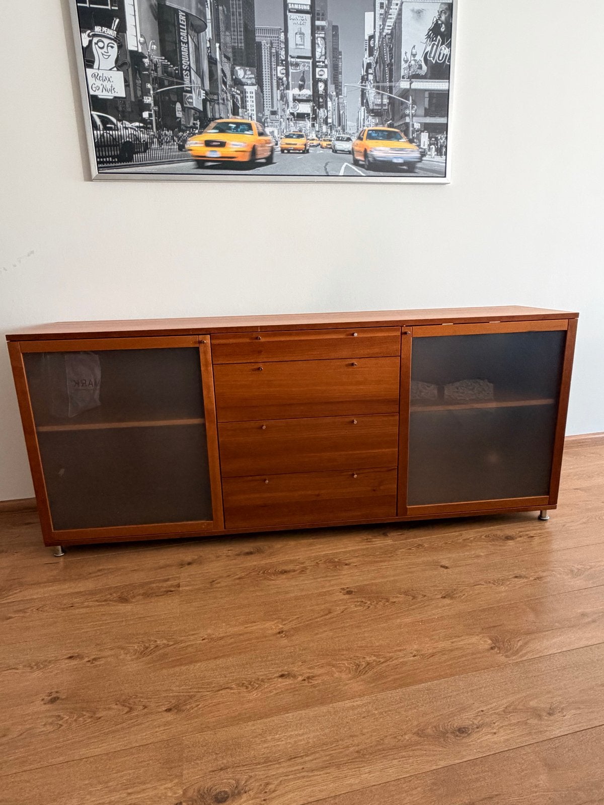 Dressoir met lades en deuren, Huis en Inrichting, Kasten | Dressoirs, Ophalen, 150 tot 200 cm, Zo goed als nieuw, Met lade(s)
