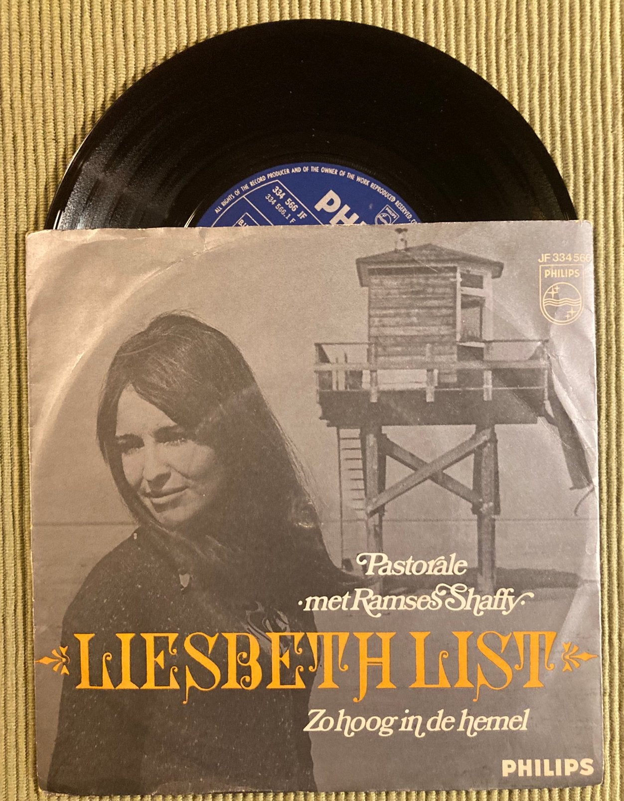 Vinyl single Liesbeth list met Ramses Shaffy - Pastorale, Cd's en Dvd's, Vinyl Singles, Gebruikt, 7 inch, Ophalen of Verzenden