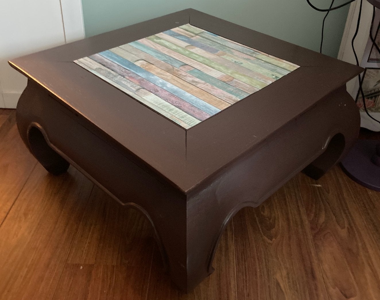 Barok bijzettafel., Huis en Inrichting, Tafels | Bijzettafels, Ophalen, Minder dan 45 cm, Gebruikt, Barok