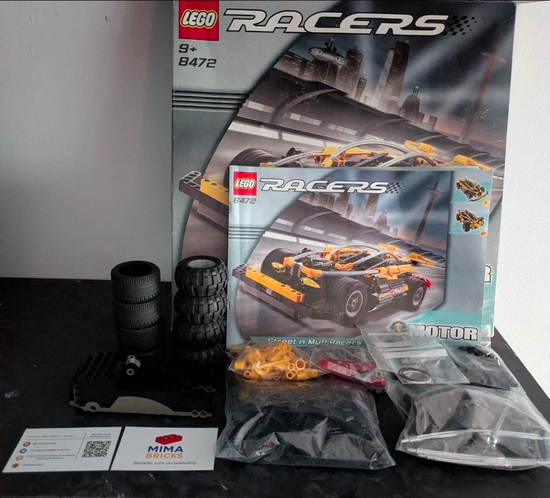 LEGO Racers 8472 Street N Mud Racers - Complete Set, Overige merken, Gebruikt, Aastvej 1, 7190 Billund, Denemarken, Ophalen of Verzenden