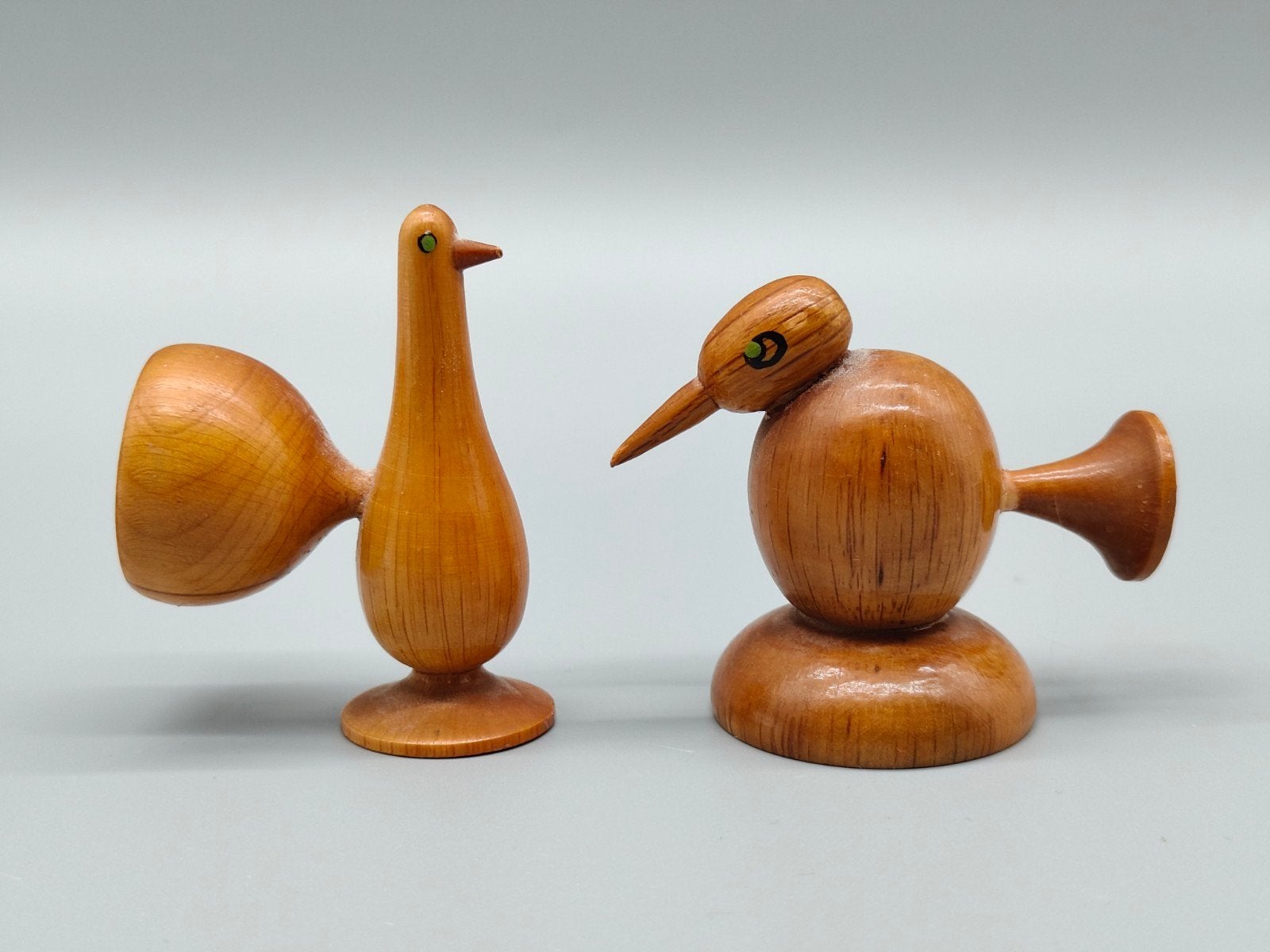 Retro Vintage Scandinavisch design houten vogels Mid Century, Verzenden