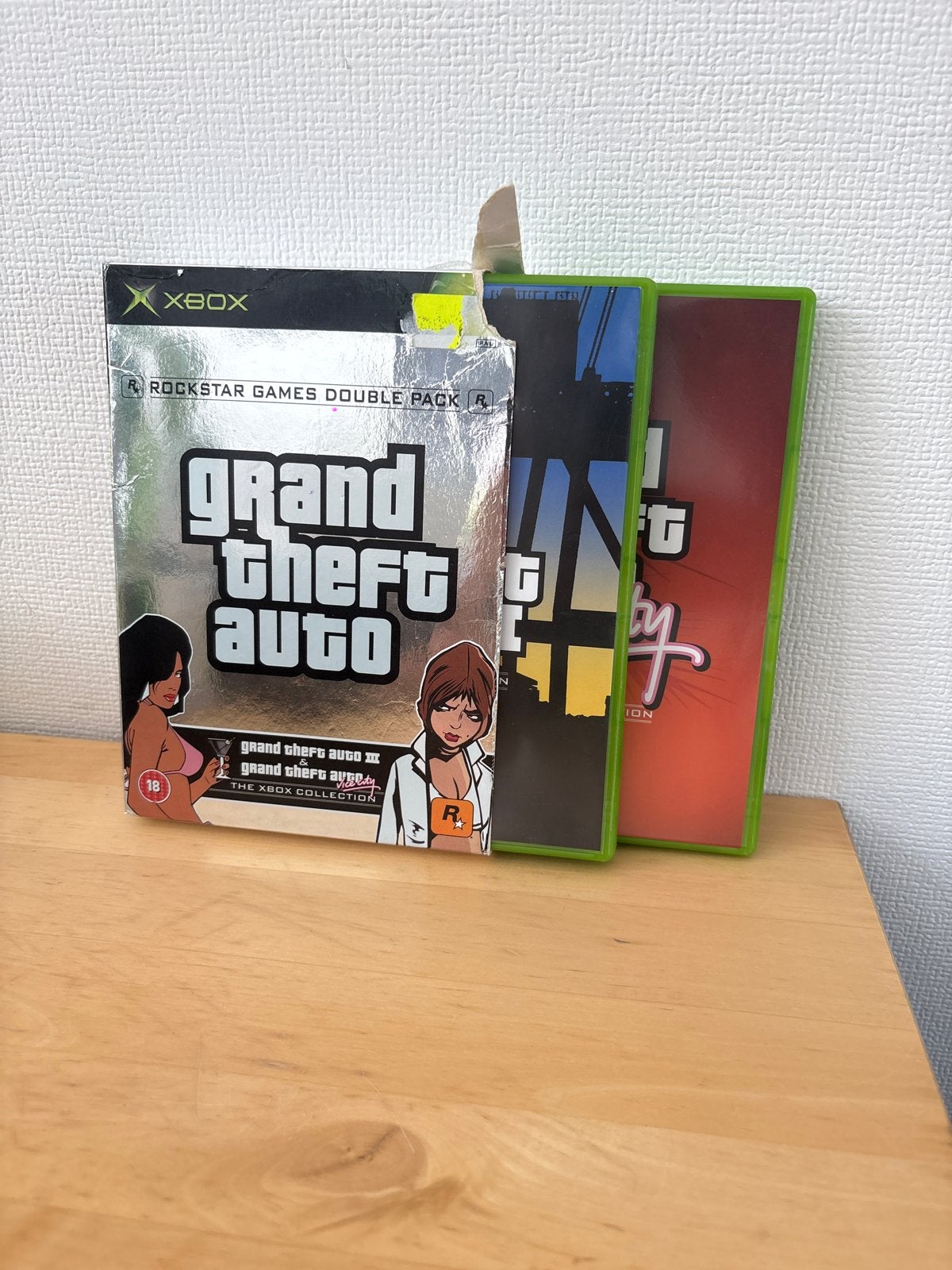 Grand Theft Auto Double Pack (GTA III & Vice City) Xbox, Avontuur en Actie, Gebruikt, Vanaf 18 jaar, 1 speler
