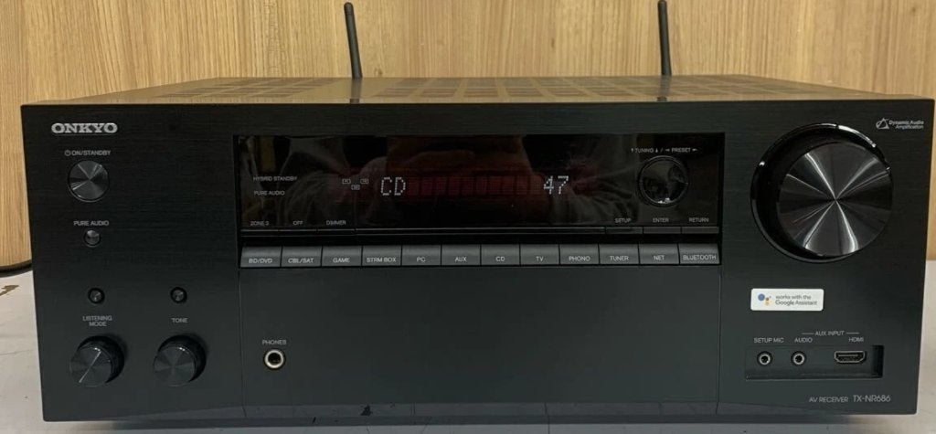 ONKYO TX-NR686 AV RECEIVER 7.2ch Dolby Atmos DTS:X 100W/60Hz, Gebruikt, Ophalen of Verzenden, 60 tot 120 watt, Onkyo