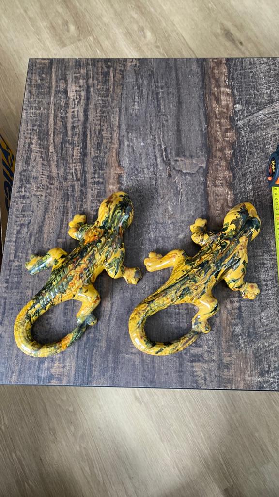 2 salamanders, Ophalen, Zo goed als nieuw