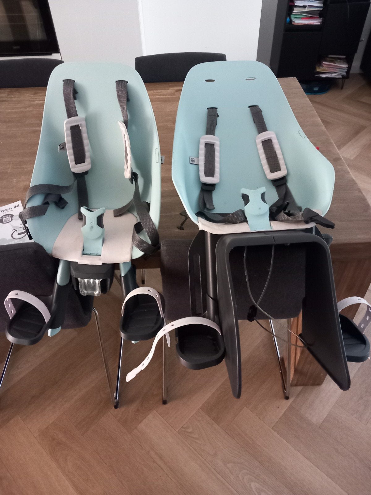Twee fietszitjes, urban iki, Ophalen, Voetsteuntjes, Urban Iki, Voorzitje