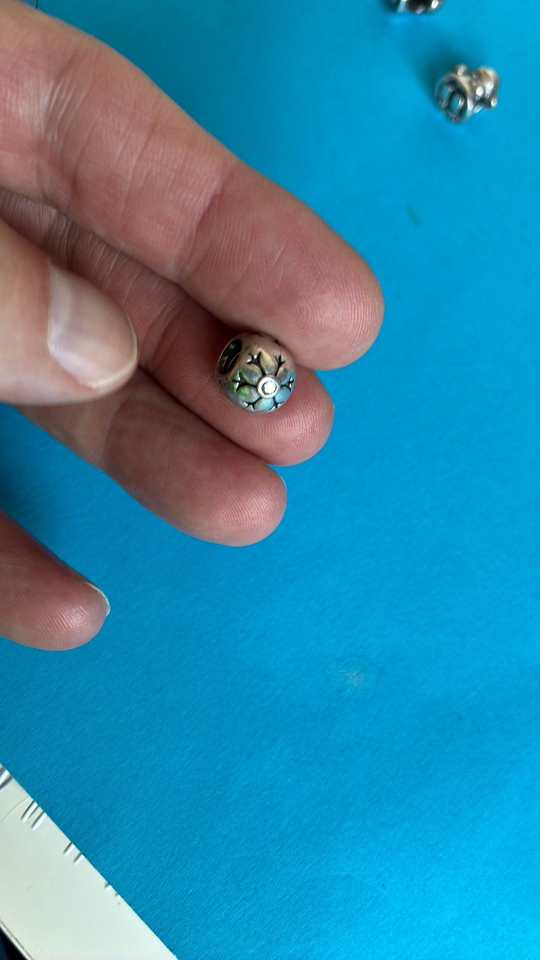 925 zilver bedel pandora, Gebruikt, Pandora, Ophalen of Verzenden, 1 bedel