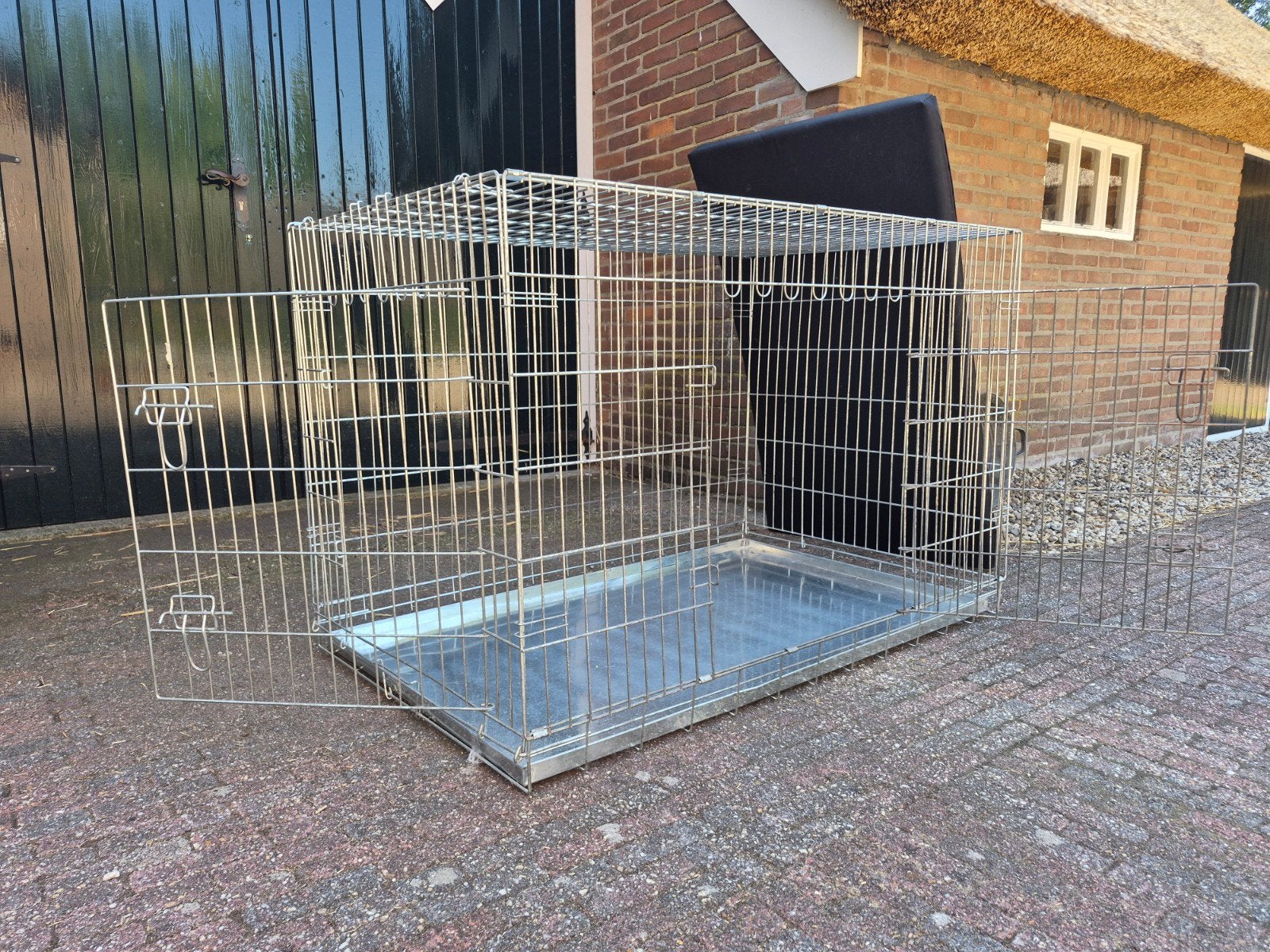 Hondenbench XL voor grote hond, Dieren en Toebehoren, Hondenbenches, Ophalen, Gebruikt