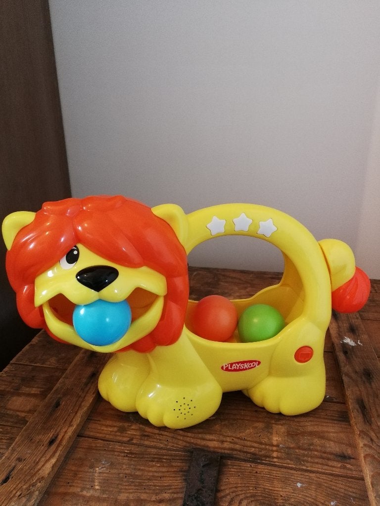 Leeuw "playskool" met geluid, Ophalen of Verzenden, Gebruikt, Overige typen, Met licht