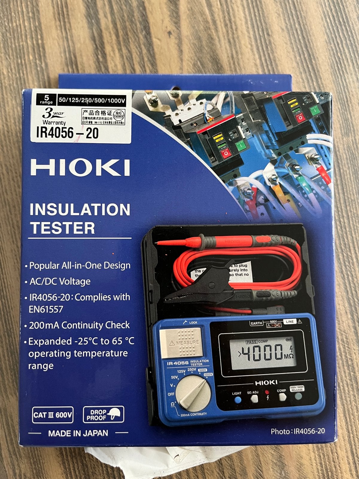 Hioki IR 4056-20, Ophalen of Verzenden, Zo goed als nieuw, Multimeter