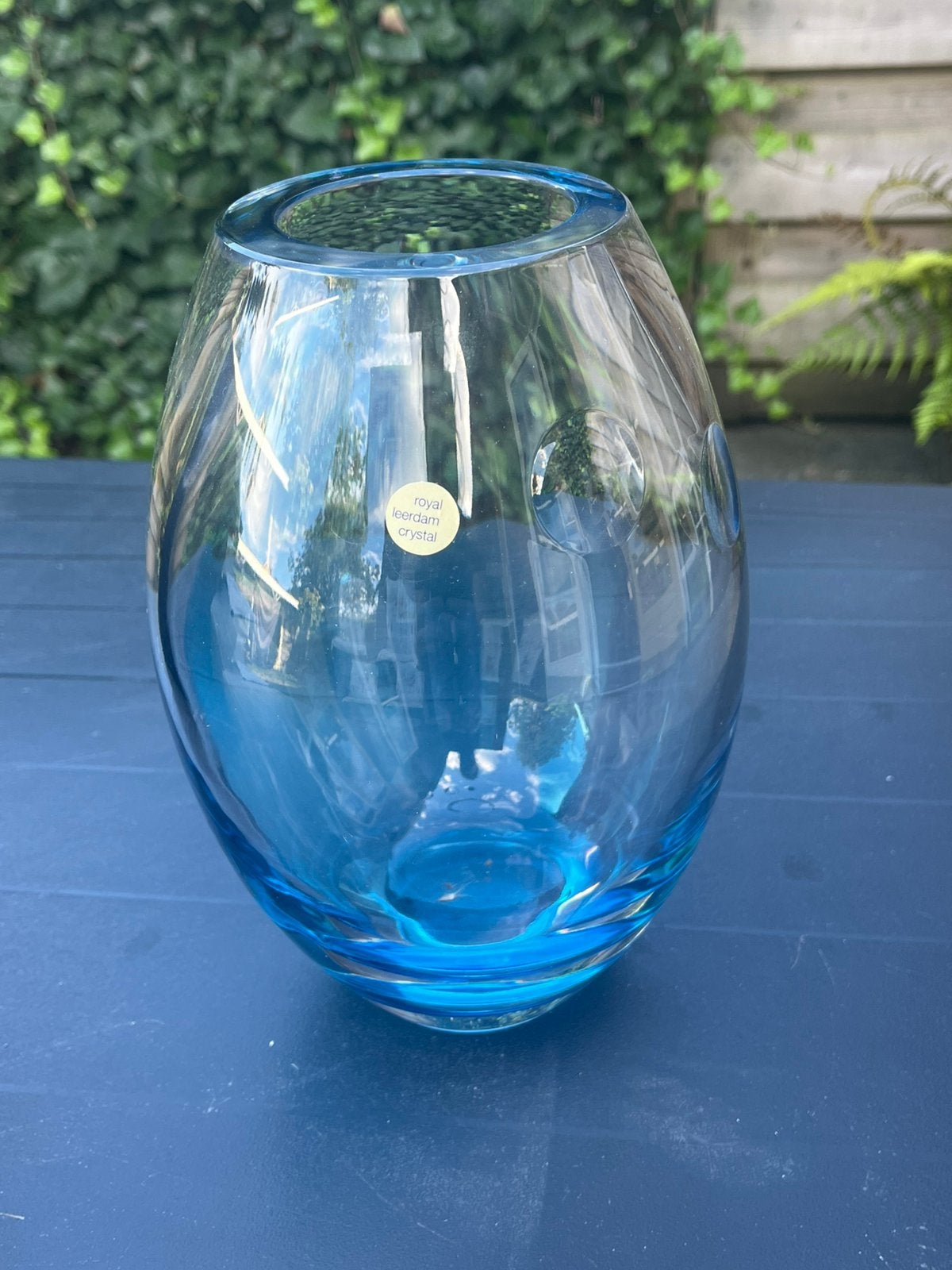 Vaas crystal-royal leerdam-Siem van der Marel, Meerkleurig, Nieuw, Glas, Ophalen