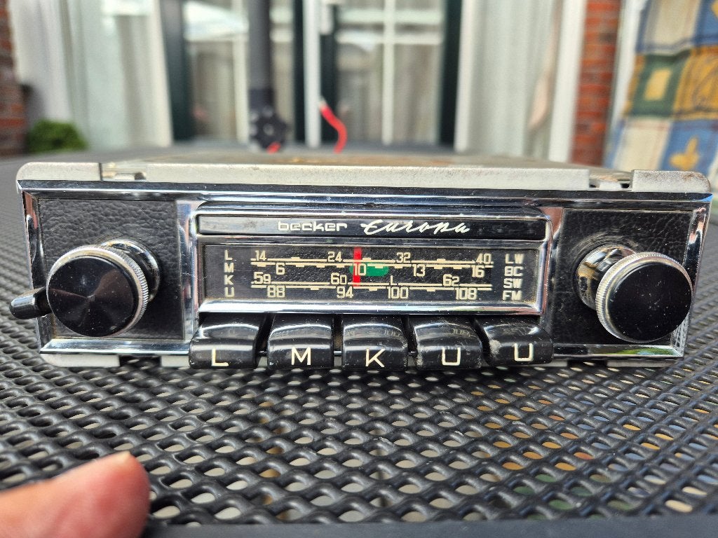 Becker Europa autoradio., Auto diversen, Autoradio's, Ophalen of Verzenden, Gebruikt