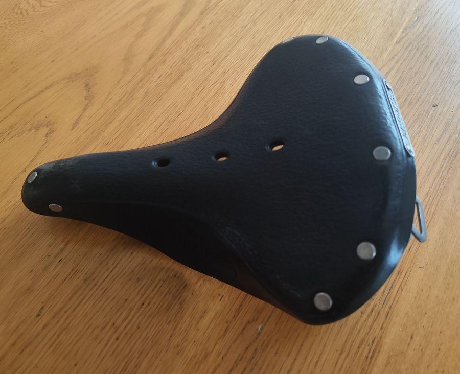 Brooks B67S fietzadel, Leer, Elektrische fiets, Ophalen of Verzenden, Zo goed als nieuw