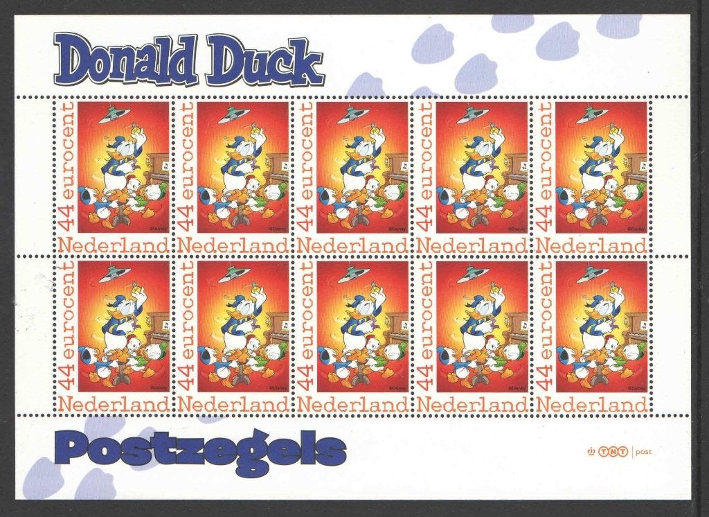 Postzegels Donald Duck, Ontdek Duckstad: Vel 3, Ophalen of Verzenden, Na 1940, Postfris