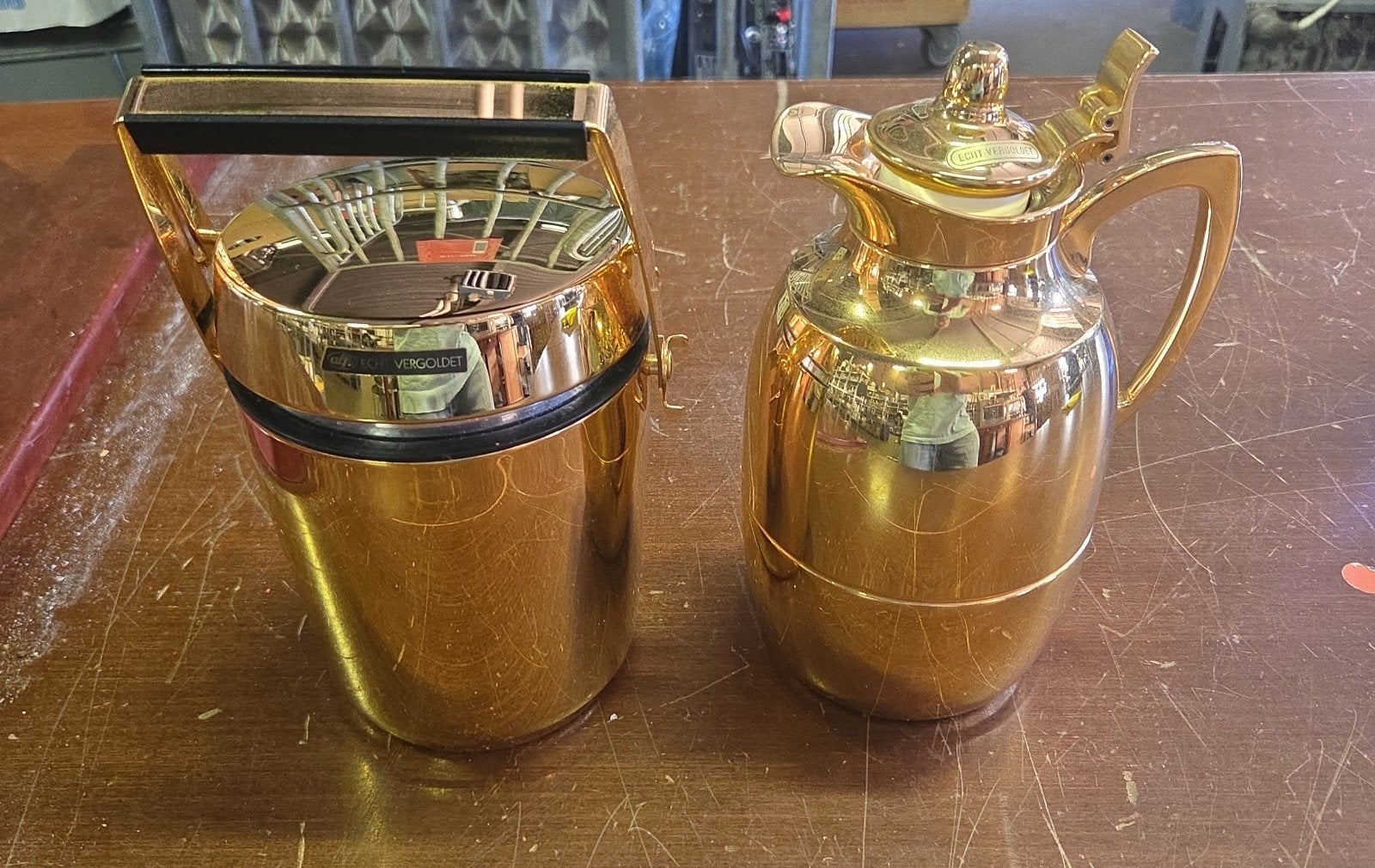 ALFI Gold ice bucket cooler en Juwel thermoskan, Ophalen of Verzenden, Huis en Inrichting