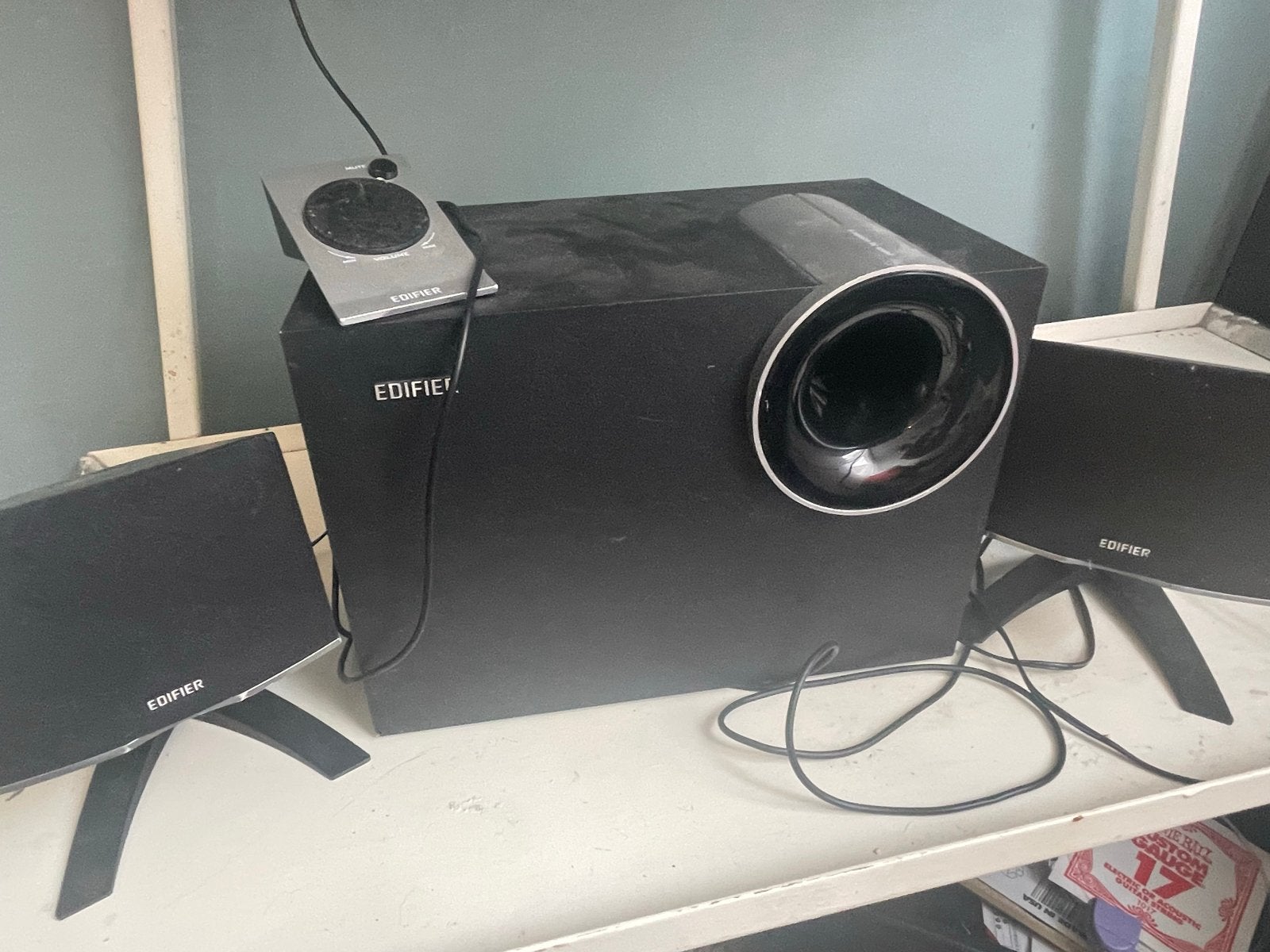 Edifier M1380 2.1 Speakerset met Subwoofer, Audio, Tv en Foto, Luidsprekers, Gebruikt, Speakerset, AUX-ingang, Minder dan 60 watt