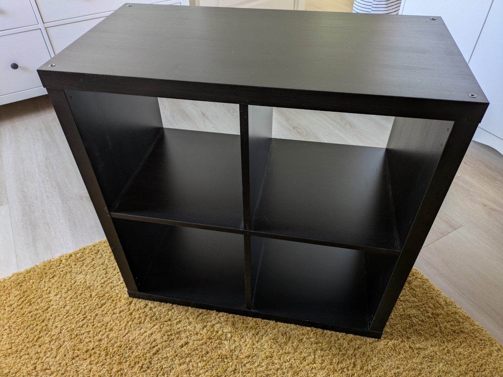IKEA Kallax zwart bruin 2x2, Ophalen