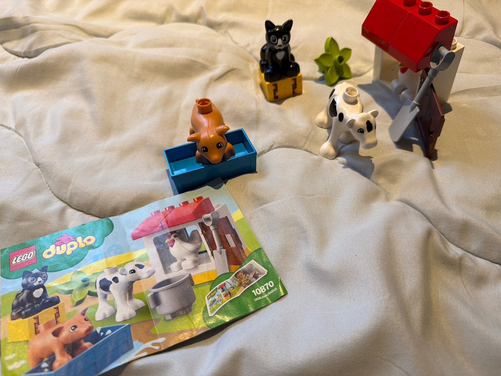 Lego Duplo 10870 Boerderijdieren met handleiding, Gebruikt, Overige thema's, Ophalen of Verzenden, Duplo