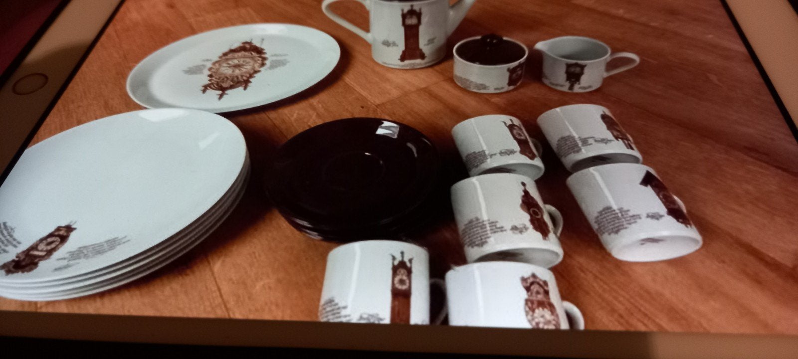 Mitterteich Porzellan Servies met Klokmotief, Ophalen of Verzenden