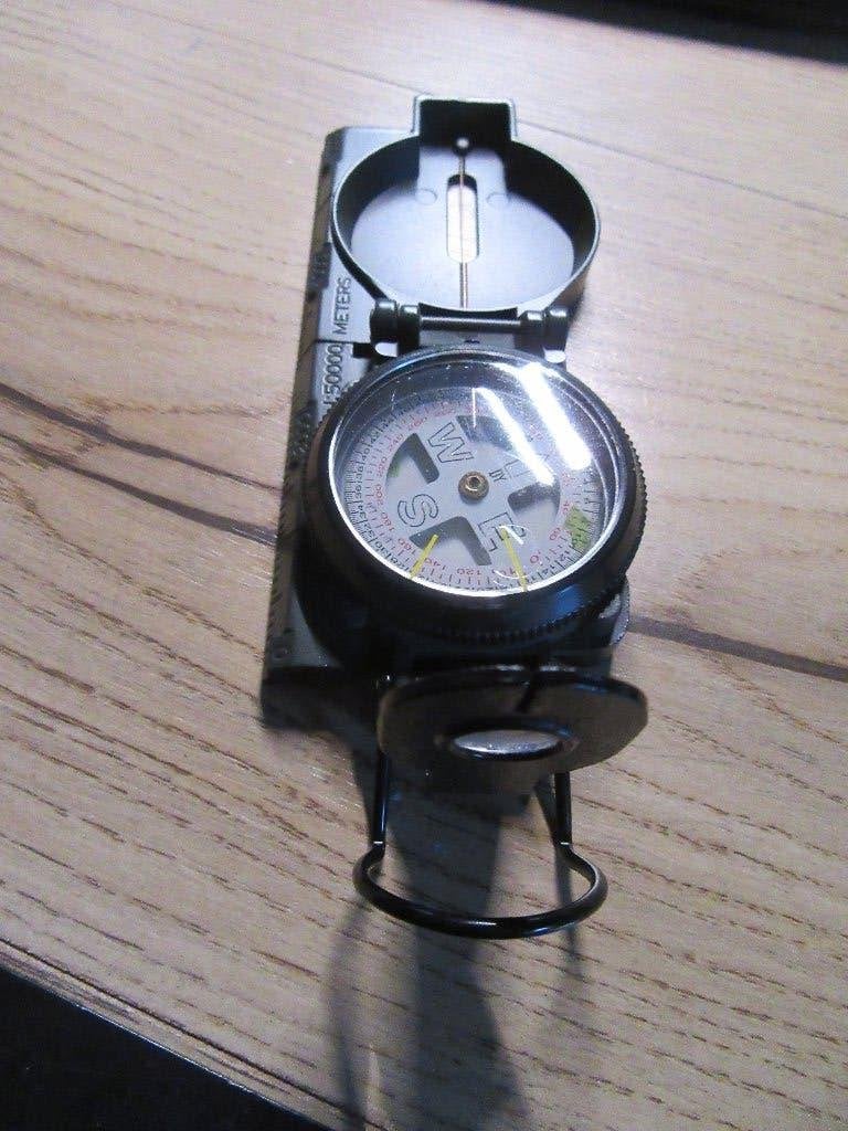 Lensatic Marskompas, Ophalen of Verzenden, Zo goed als nieuw, Gps of Kompas