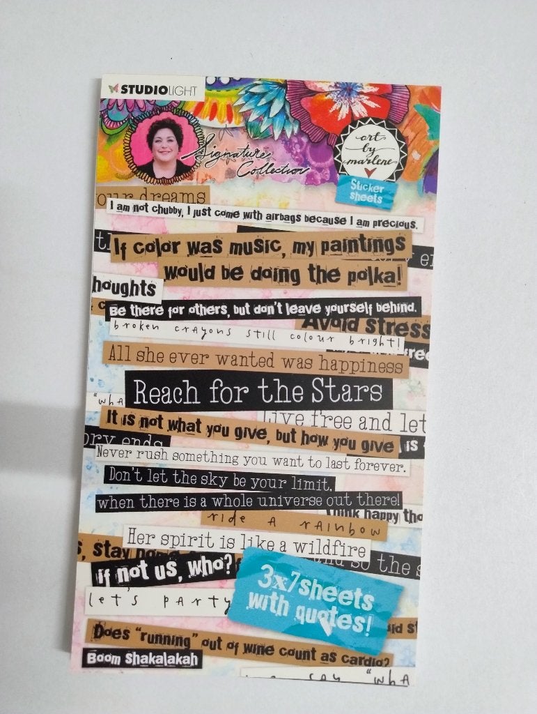 Allerlei teksten en Die Cut Block, Hobby en Vrije tijd, Ophalen of Verzenden, Zo goed als nieuw, Overige typen, Overige merken