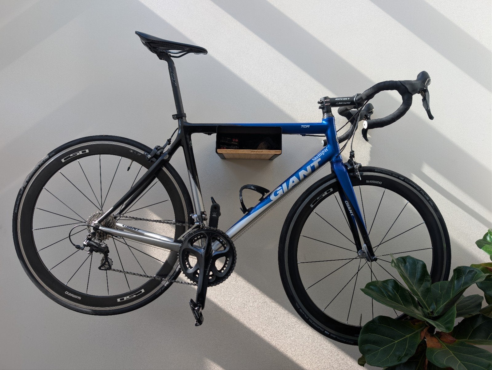 Giant TCR Alliance racefiets (M/L) – Shimano Ultegra – Shima, Fietsen en Brommers, Ophalen, 28 inch, Gebruikt, Carbon