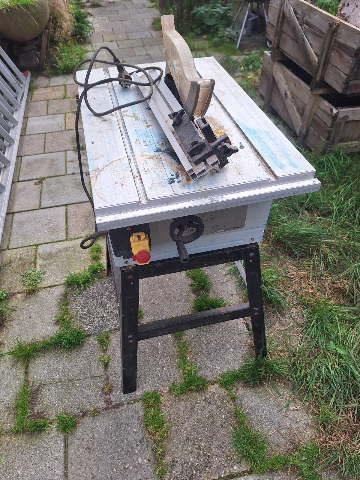 MXPOWER Tafelcirkelzaag 1600W, Ophalen, Gebruikt, Cirkelzaag, MXPOWER