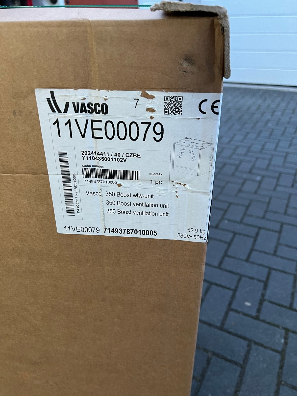 Vasco 350 Boost WTW-unit - Nieuw in doos
