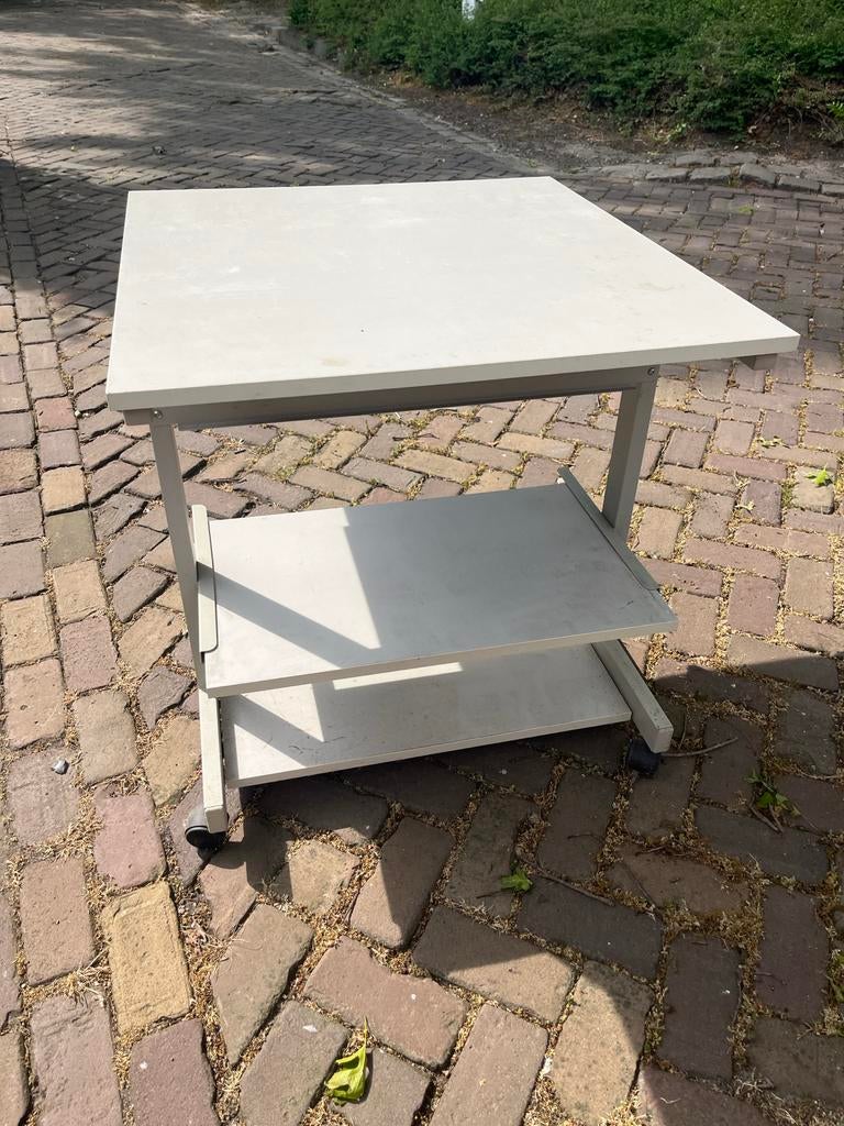 Handige bijzettafel/serveerwagen op wielen, Huis en Inrichting, Gebruikt, Vierkant, 50 tot 100 cm, Ophalen of Verzenden