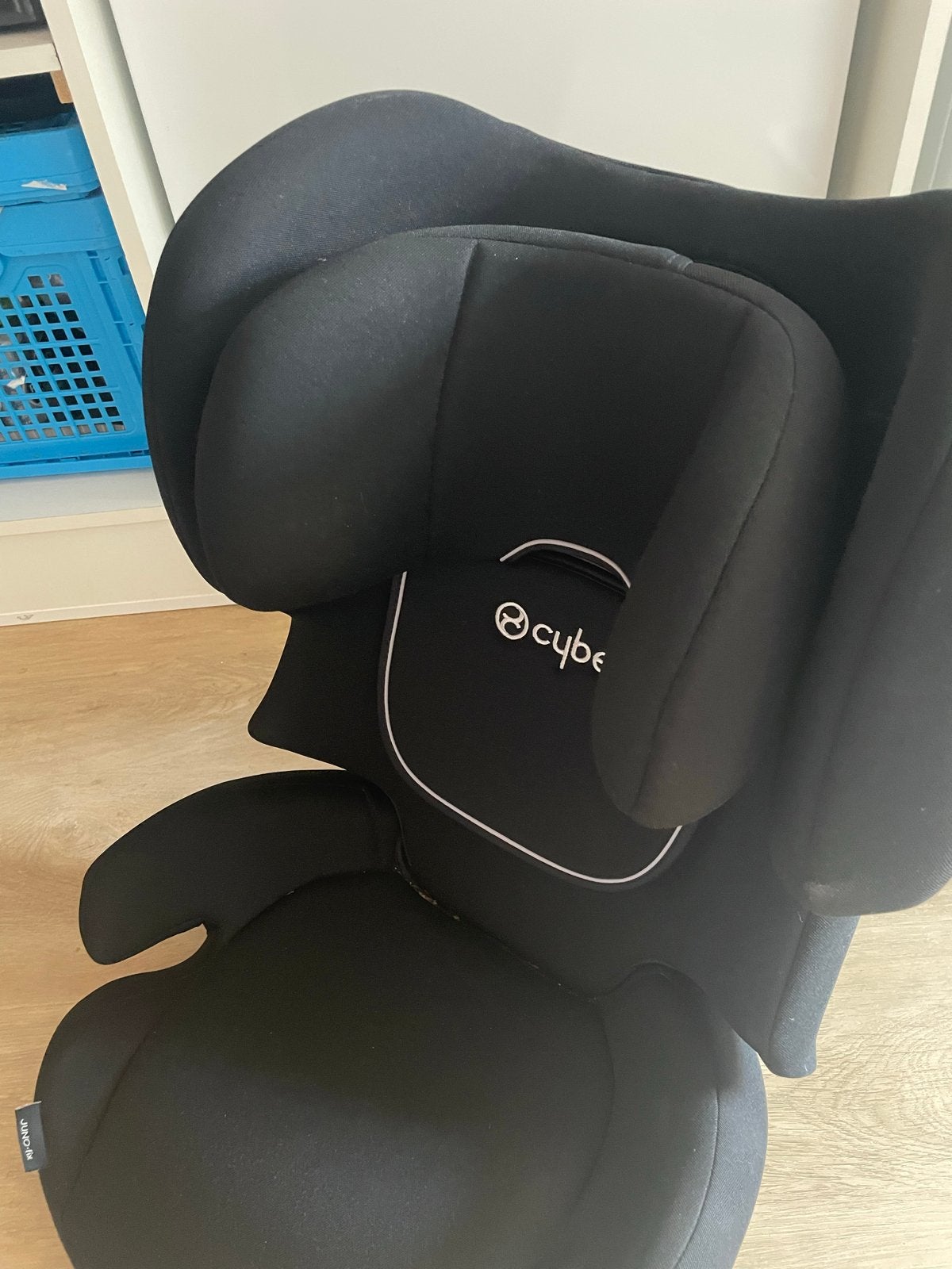 Cybex Juno 2-Fix autostoel - Zwart, Autogordel of Isofix, Gebruikt, Verstelbare rugleuning, 9 t/m 18 kg