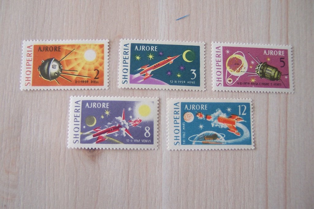 Ruimtevaart Albanië / Shqiperia, postfris. (101)., Ophalen of Verzenden, Postfris, Overige thema's