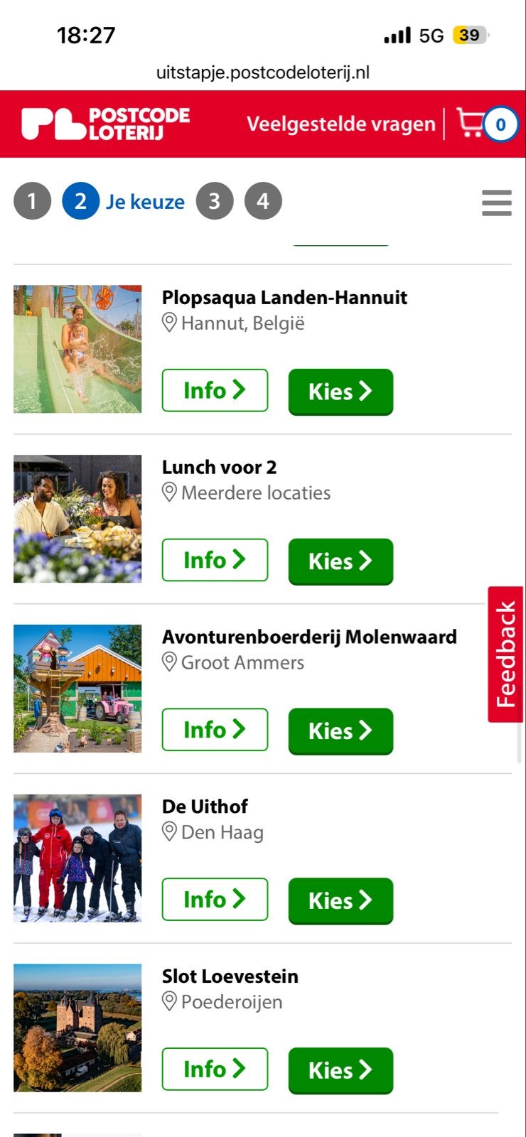 Uitstapje naar keuze 4x personen, Tickets en Kaartjes, Drie personen of meer, Ticket of Toegangskaart