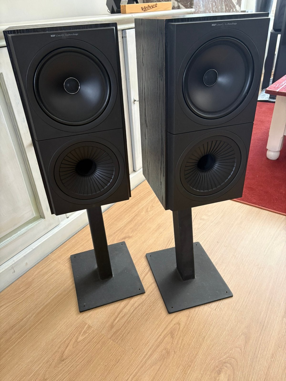 Kef q60 luidsprekers mooie staat 125,- euro, Ophalen, Vloerstaande luidspreker, Gebruikt, 60 tot 120 watt
