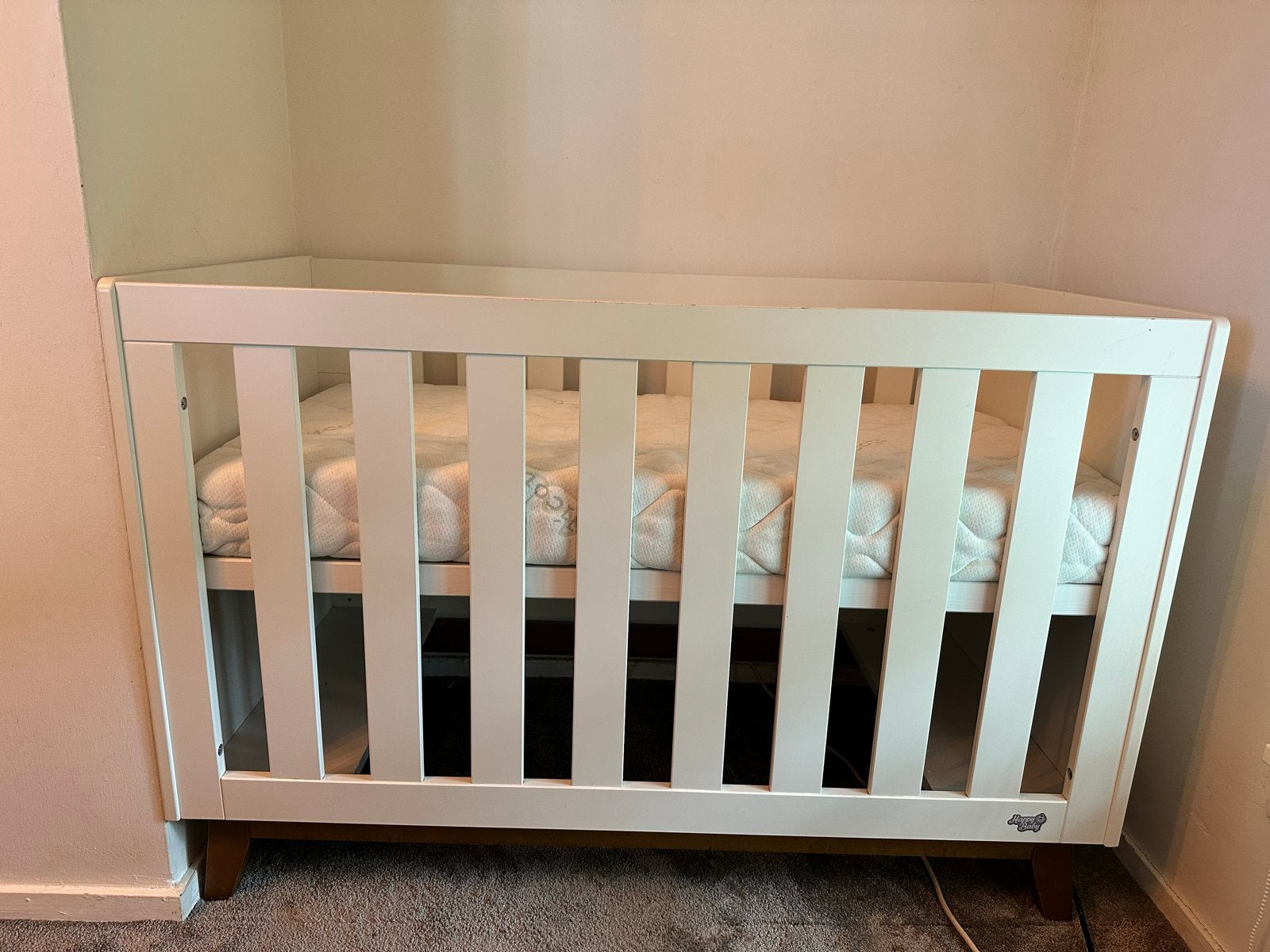Happy Baby Ledikant met matras + Commode, Ophalen, Gebruikt, Ledikant