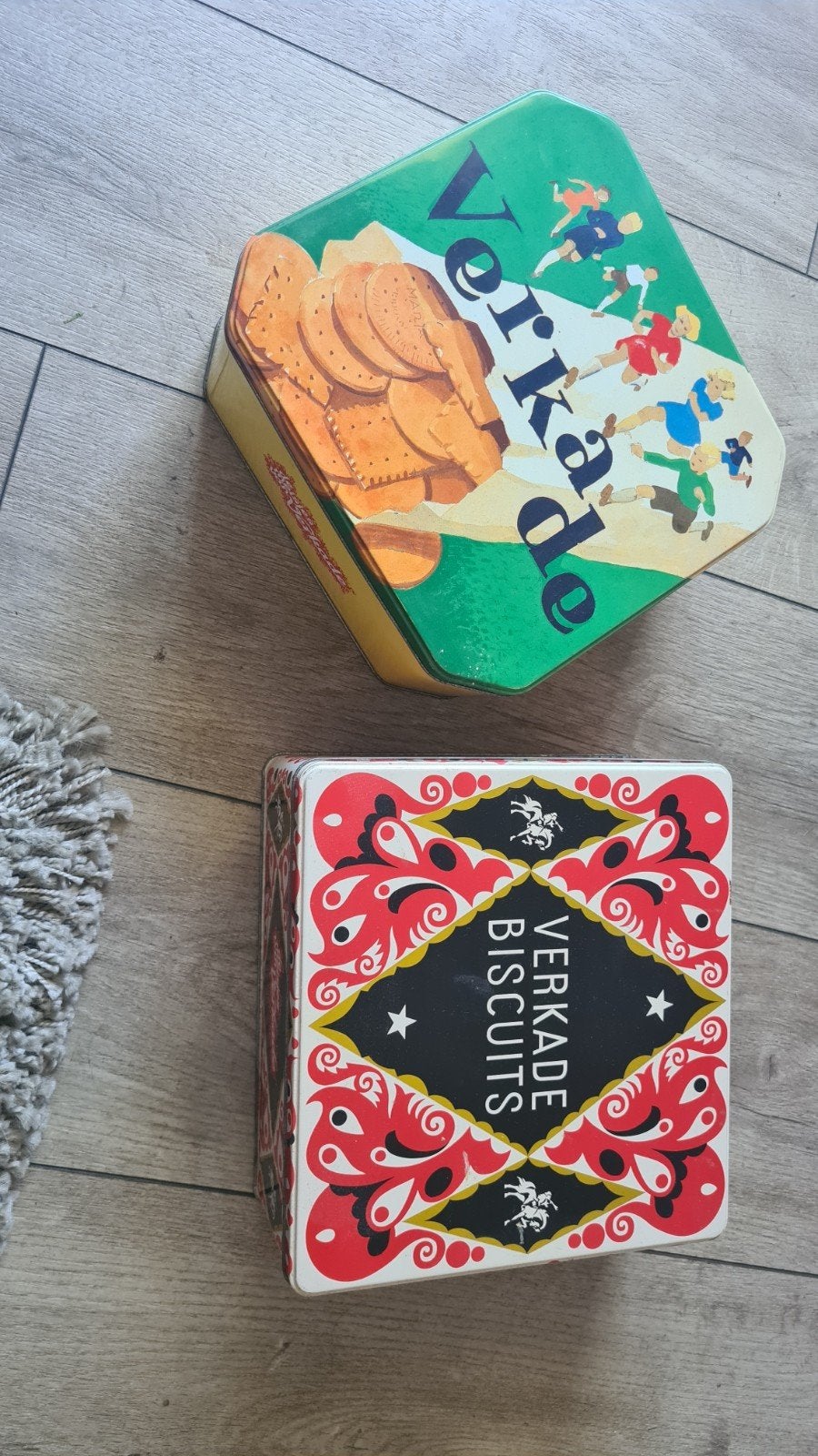 Mooie oude Verkade blikken, Ophalen of Verzenden