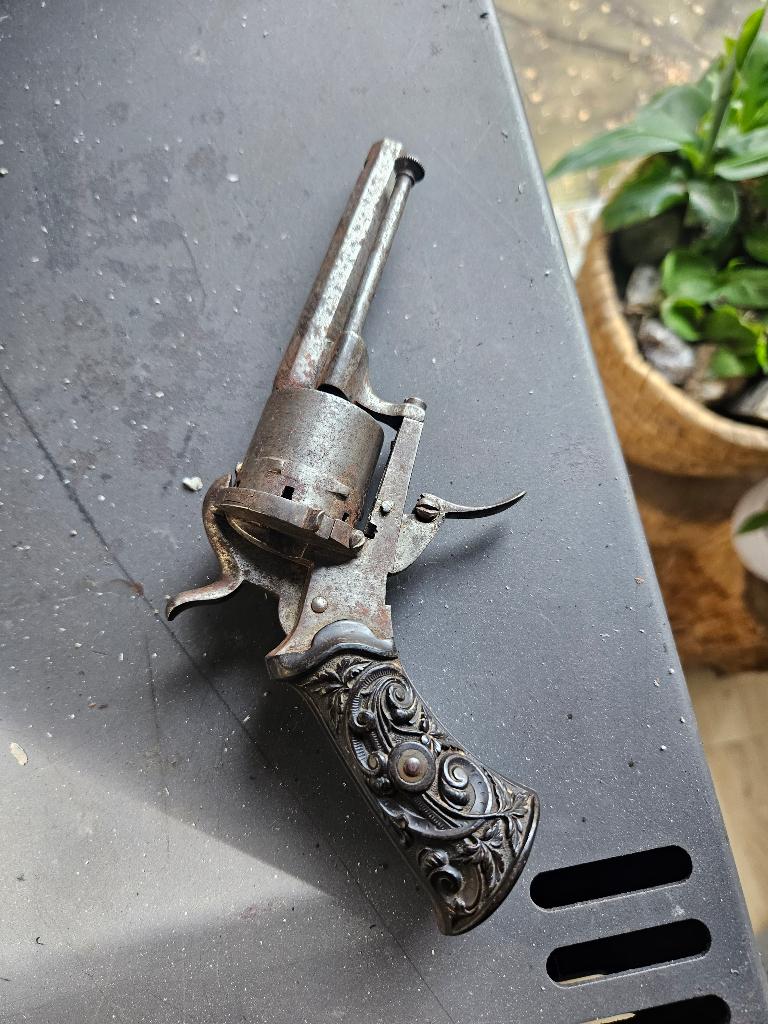 Zwartkruit antiek penvuur revolver, Verzamelen, Militaria | Algemeen, Ophalen of Verzenden, Landmacht, Nederland