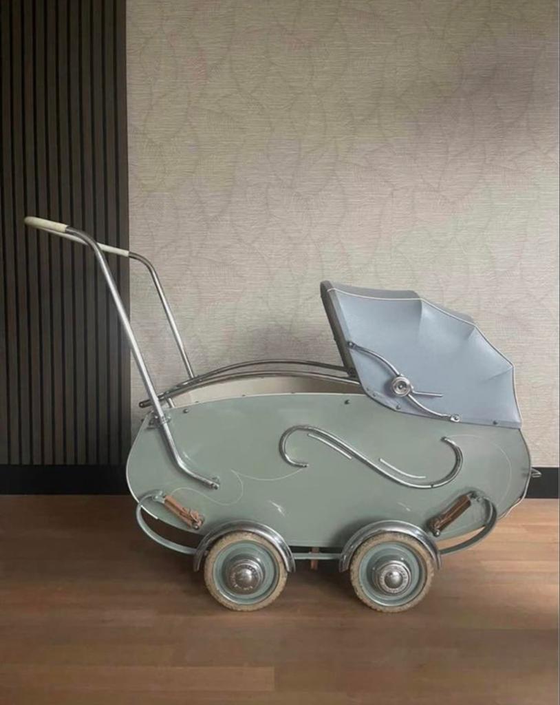 Vintage kinderwagen Van Werven & Engel, Ophalen of Verzenden, Gebruikt, Kinderwagen, Overige merken