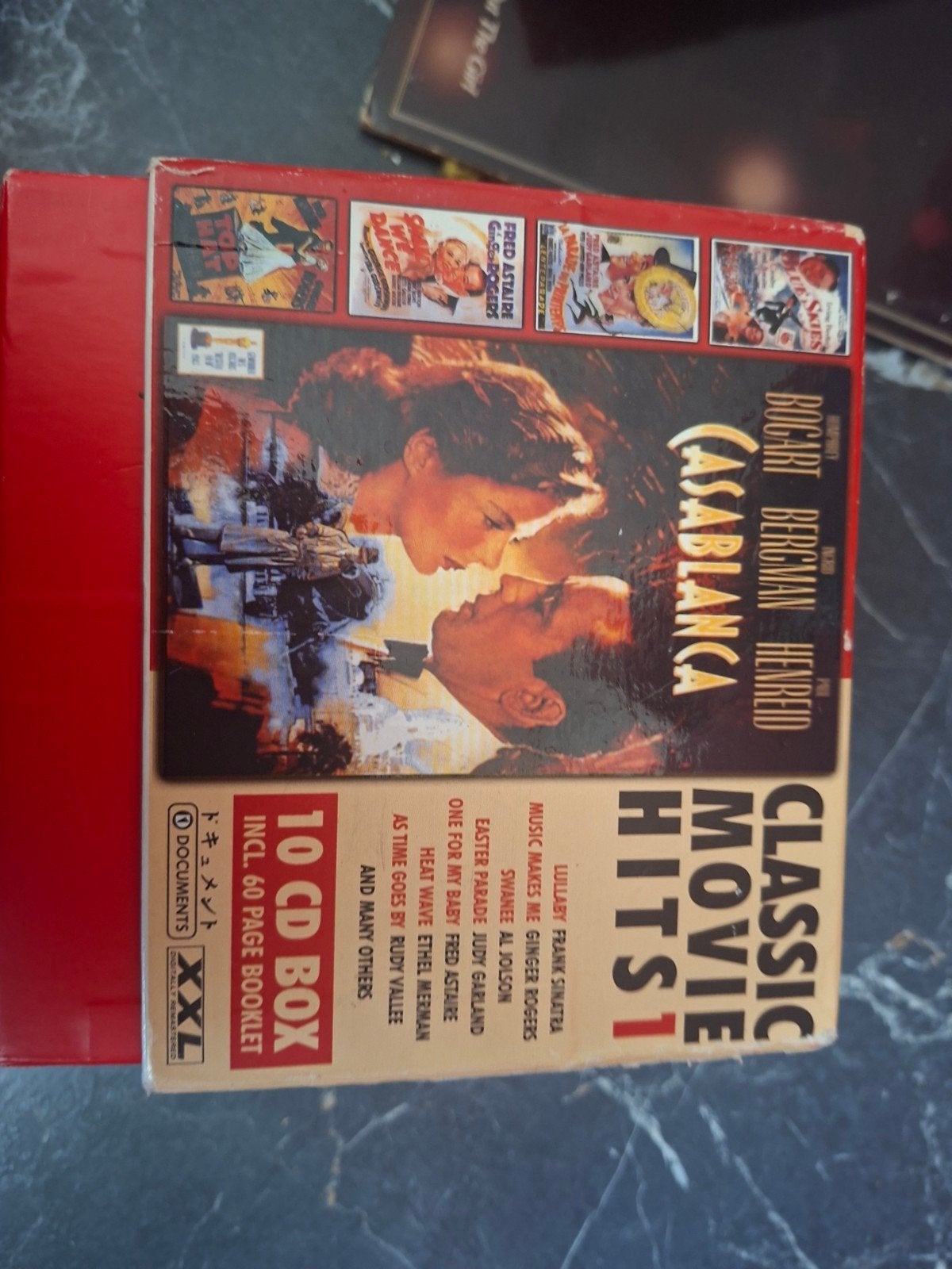Classic Movie Hits 1 - 10 CD Boxset met boekje, Film en Theater, Gebruikt, Boxset, Inclusief doosje