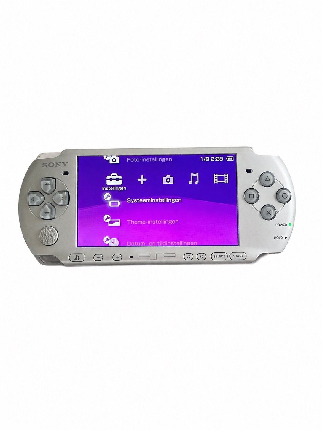 Sony PSP 3004 Mystic Silver, Spelcomputers en Games, Ophalen of Verzenden, Zo goed als nieuw, Overige kleuren, PSP 3000