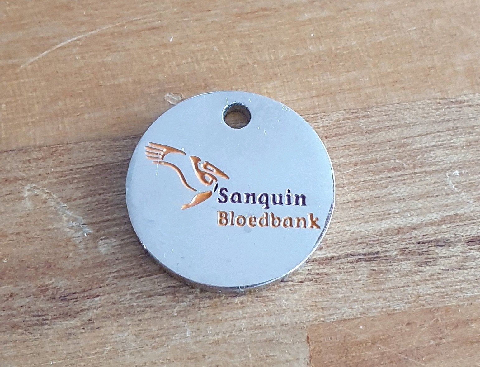 Winkelwagenmuntje Sanquin Bloedbank, Verzamelen, Ophalen of Verzenden