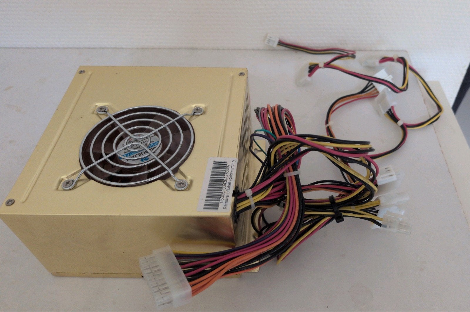 Q-TEC PSU 450W Dual Fan ATX Voeding voor PC, Computers en Software, Interne voedingen, Ophalen of Verzenden, Gebruikt