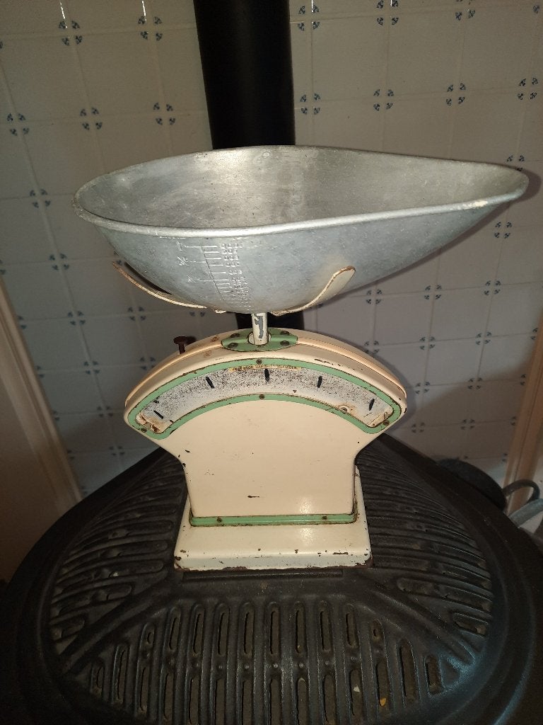 Vintage Salter weegschaal, Ophalen of Verzenden
