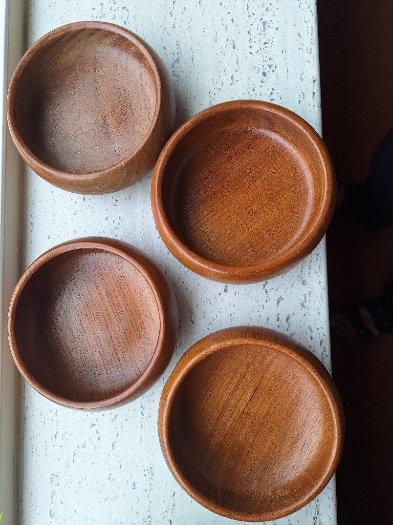 4 Teak houten bakjes in zeer goede staat., Watersport en Boten, Ophalen of Verzenden, Zo goed als nieuw, Overige typen