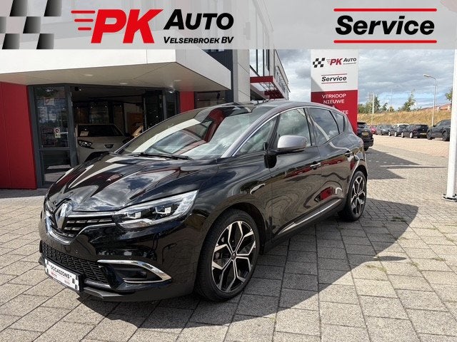 Renault Scénic 1.3 TCe Intens | Navi | Pano | Camera | 28.9, Auto's, Renault, Gebruikt, 4 cilinders, Leder en Stof, Zwart
