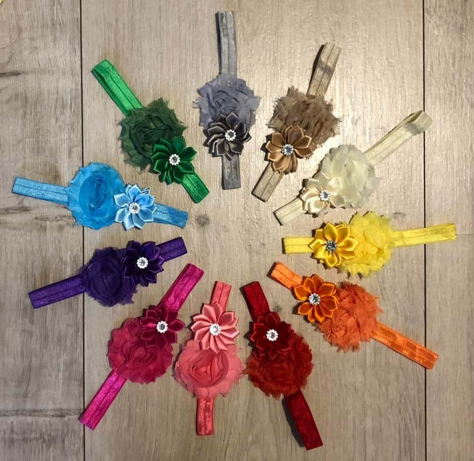 🌸 Baby haarbandjes - 11 verschillende kleuren 🌈, Ophalen of Verzenden, Nieuw