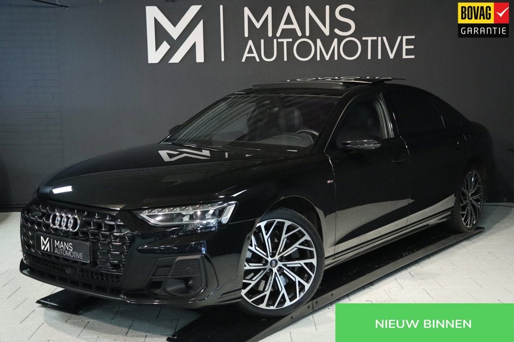 Audi A8 60 TFSI e QUATTRO LANG / PANO / SOFTCLOSE / B&O / 36, Auto's, Audi, Automaat, Gebruikt, Zwart, 2995 cc