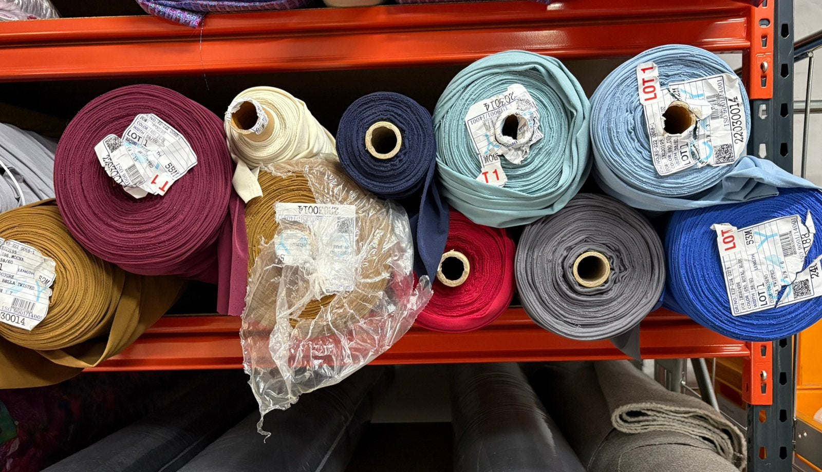 Partij stretch stof, Ophalen, 120 cm of meer, 200 cm of meer, Zo goed als nieuw