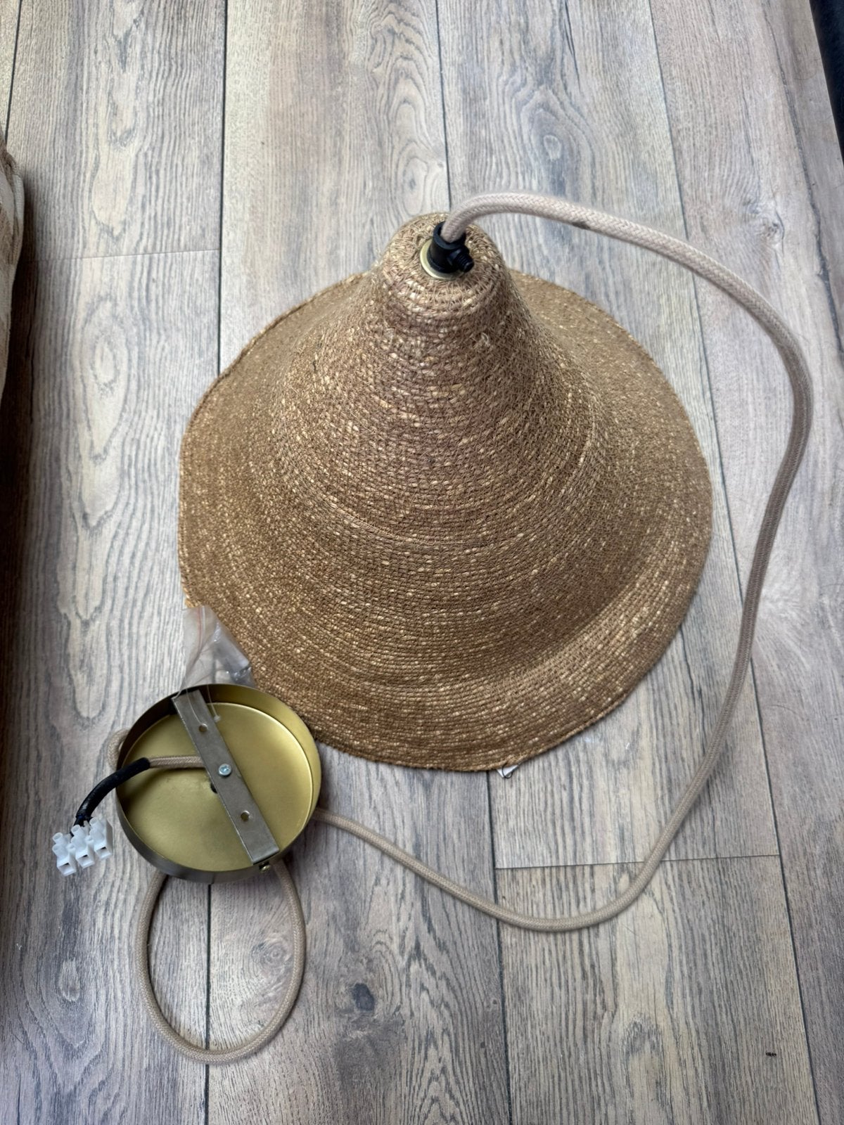 Hanglamp D30cm, Ophalen, Nieuw, Natuurlijk materiaal
